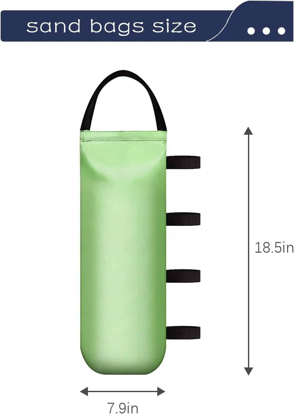 112 LBSCanopy Weights Sand Bags for Canopy Outdoor Advertising Tent Sunshade Fixed Windproof Pop up Canopy Tent (Without Sand) 4-Pack