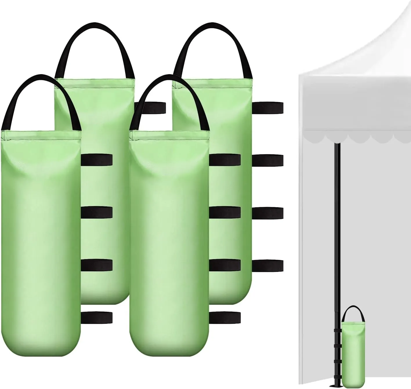 112 LBSCanopy Weights Sand Bags for Canopy Outdoor Advertising Tent Sunshade Fixed Windproof Pop up Canopy Tent (Without Sand) 4-Pack