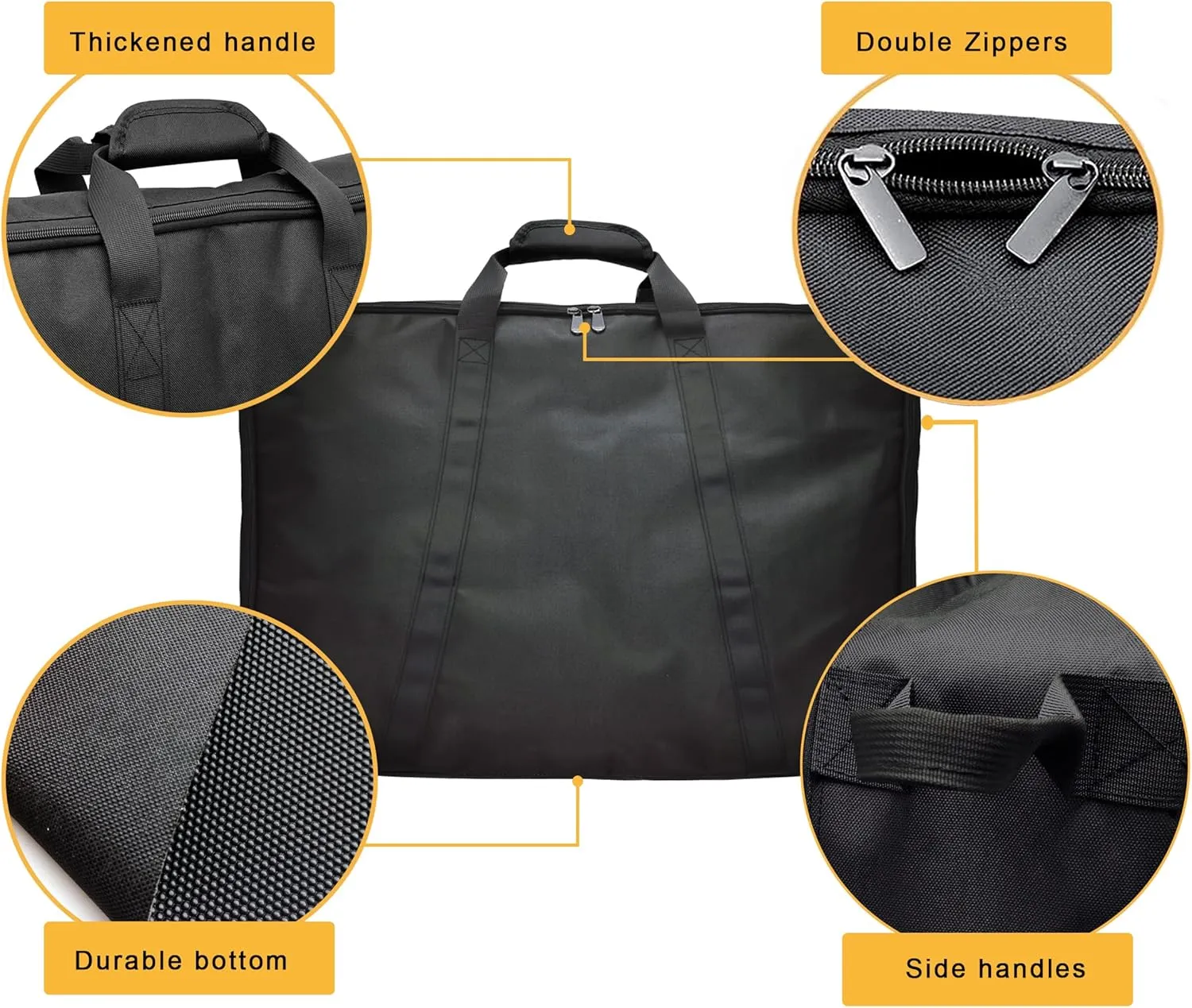 36" Dog Playpen Storage Bag, Suitable for Foldable Exercise Pet Playpens, Dog Fence Travel Bag with Handles for Camping and RV Trip, Waterproof Oxford Fabric