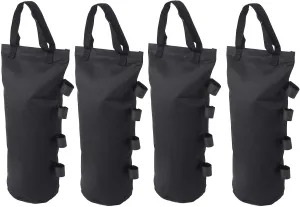 4Pcs Canopy Weights Sand Bags, Quick‑Release Hook and Annulus Buckle Design Canopy Sand Bags, Portable Gazebos Weights Sand Bags, for Up Canopy Tent