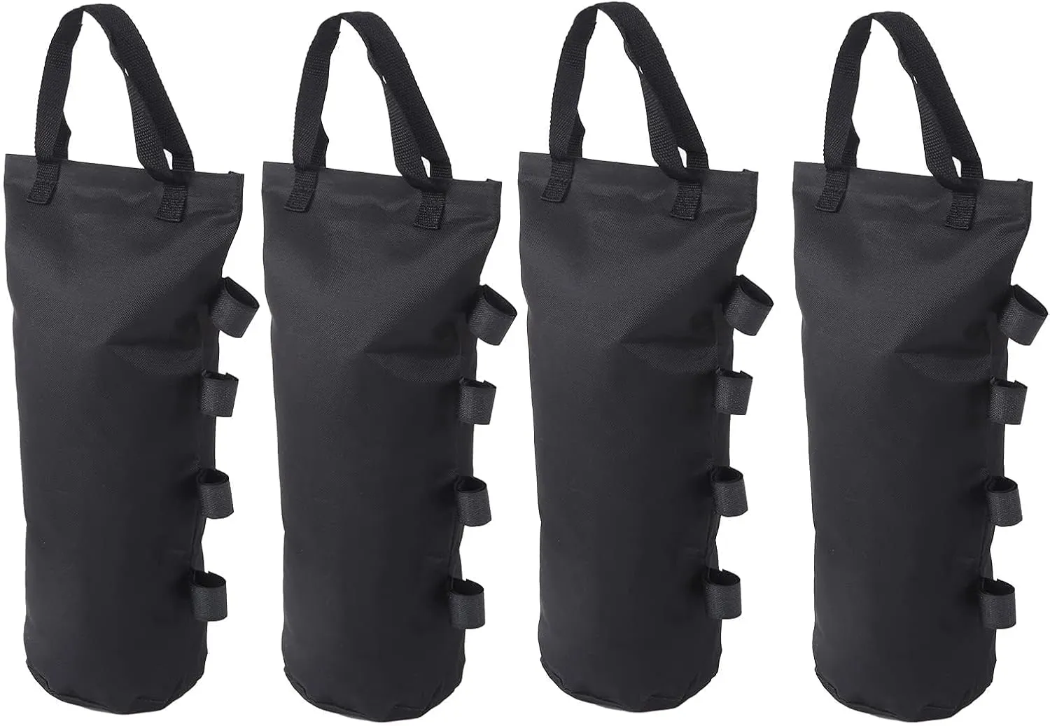 4Pcs Canopy Weights Sand Bags, Quick‑Release Hook and Annulus Buckle Design Canopy Sand Bags, Portable Gazebos Weights Sand Bags, for Up Canopy Tent