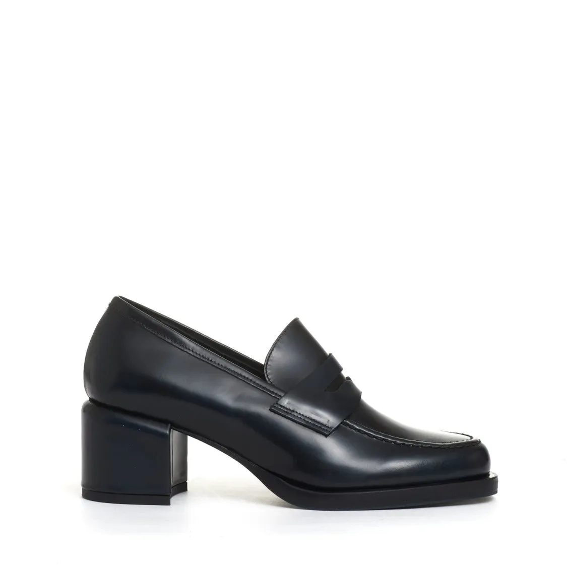 50Mm Heel Midnight Blue Loafer