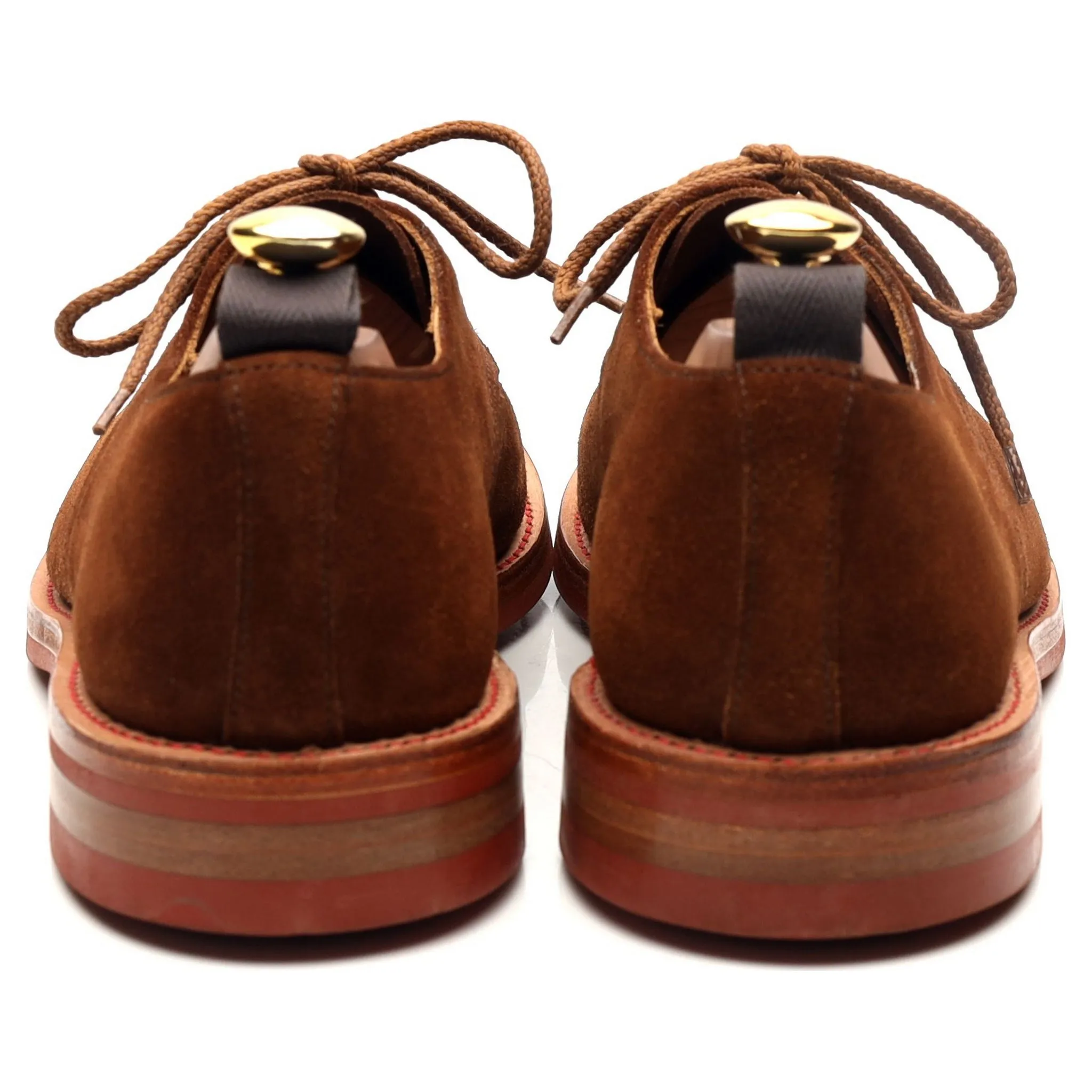 '7840' Snuff Brown Suede Derby UK 8