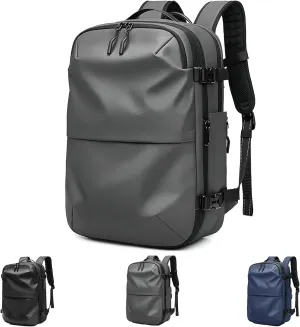 Alepeak Vacuum Backpack,Vacpack Backpack 2.0,60l Expandable Backpack with Vacuum Seal (GreyA)