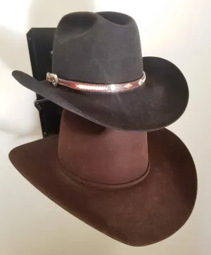 American Made Hat Holder Crown Up 2 Tier Black