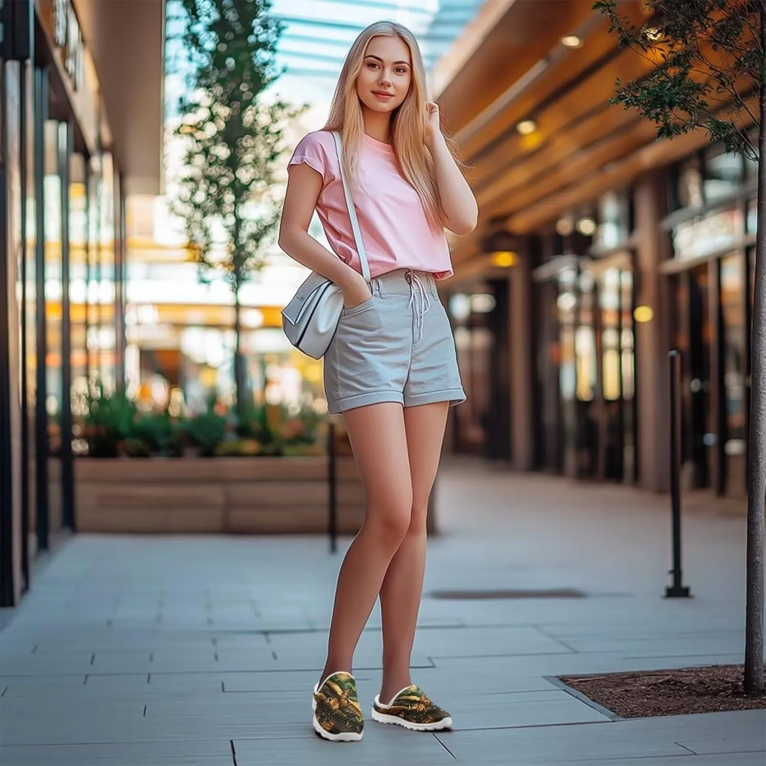 Backless Mesh Mule Shoes for Women - Breathable, Lightweight, Non-Slip, Easy On-Off for Walking and Parties