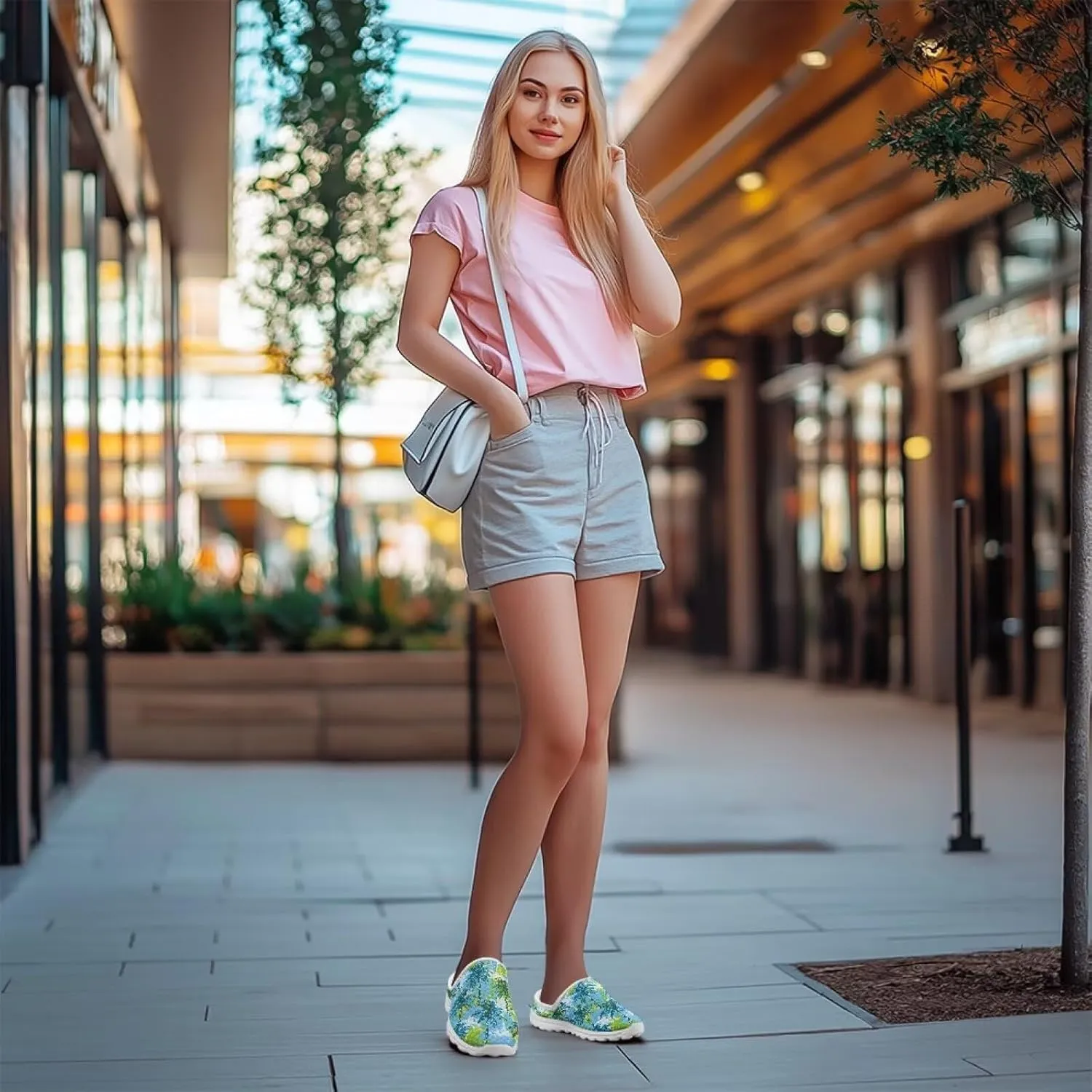 Backless Mesh Mule Shoes for Women Summer Light Breathable Shoe, Non-Slip, Easy Wear for Walking and Parties