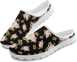 Backless Mesh Mule Shoes for Women Summer Light Breathable Shoe, Non-Slip, Easy Wear for Walking and Parties