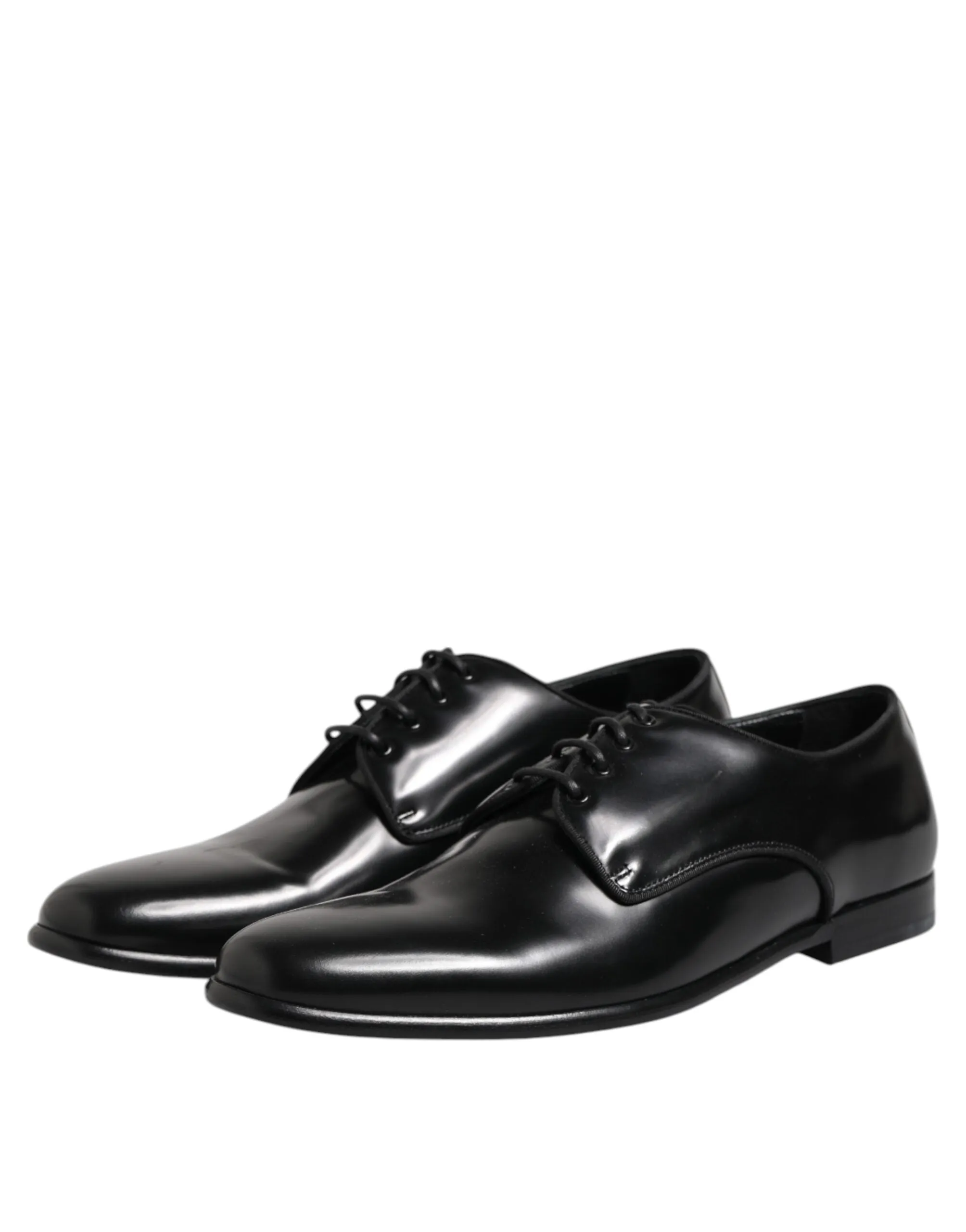 Beautiful Men Efficient Shoes Gabbana Lace Dress & Dolce Black Up Leather Derby
