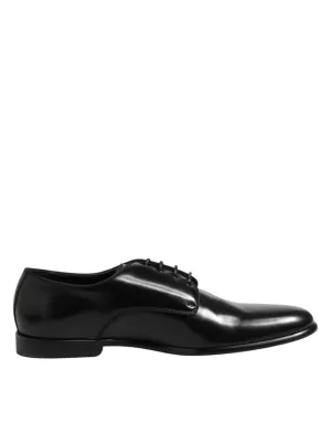 Beautiful Men Efficient Shoes Gabbana Lace Dress & Dolce Black Up Leather Derby