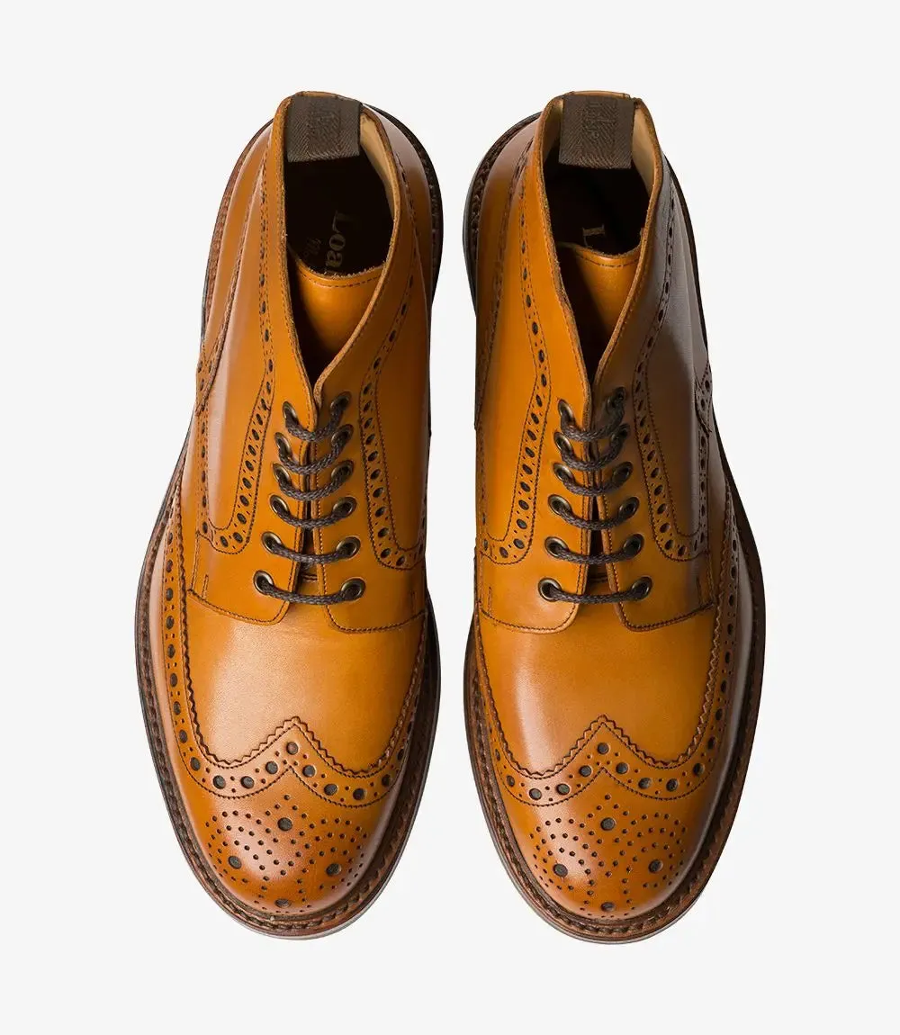 Bedale Lace Up Boot - Tan