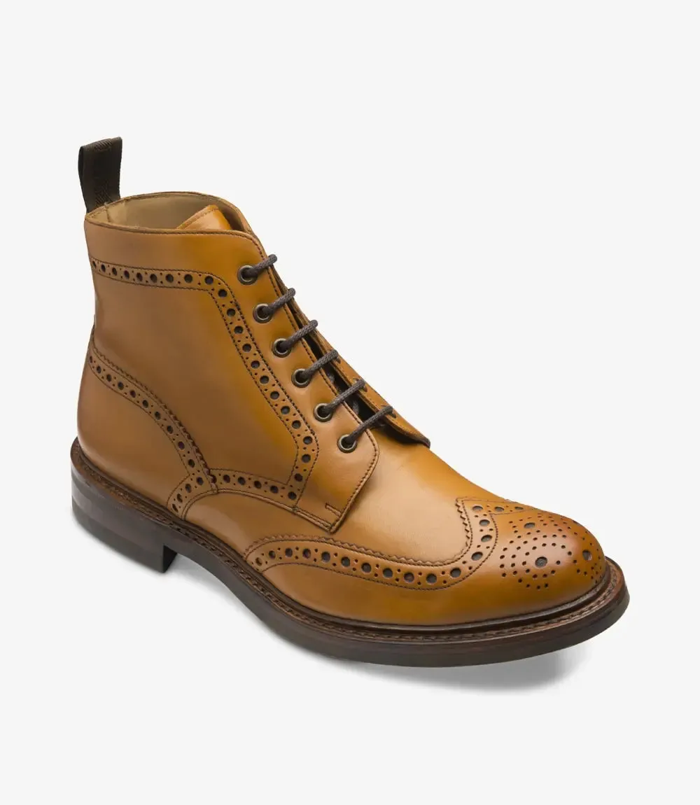 Bedale Lace Up Boot - Tan