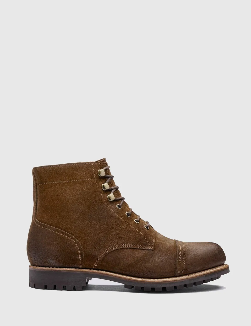 Boot Brown Grenson - Snuff Suede Streamlined shipping Bargain Radley