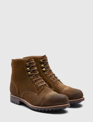 Boot Brown Grenson - Snuff Suede Streamlined shipping Bargain Radley