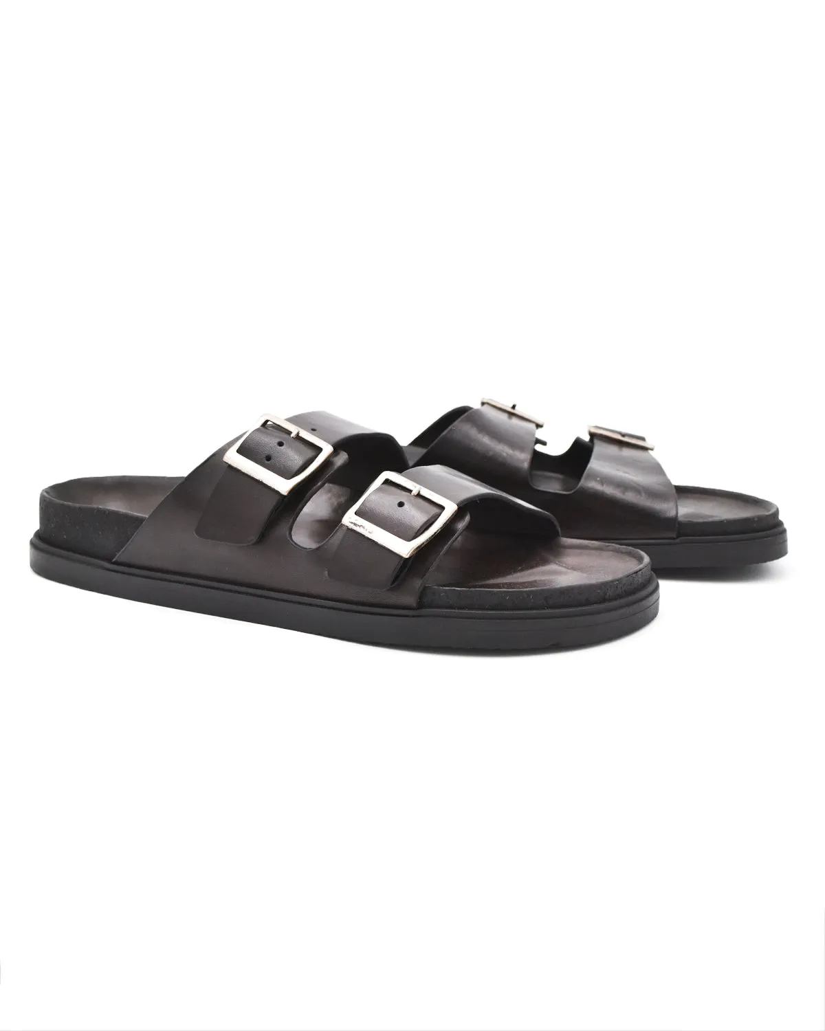 Brador Two Strap Sandal in Moro