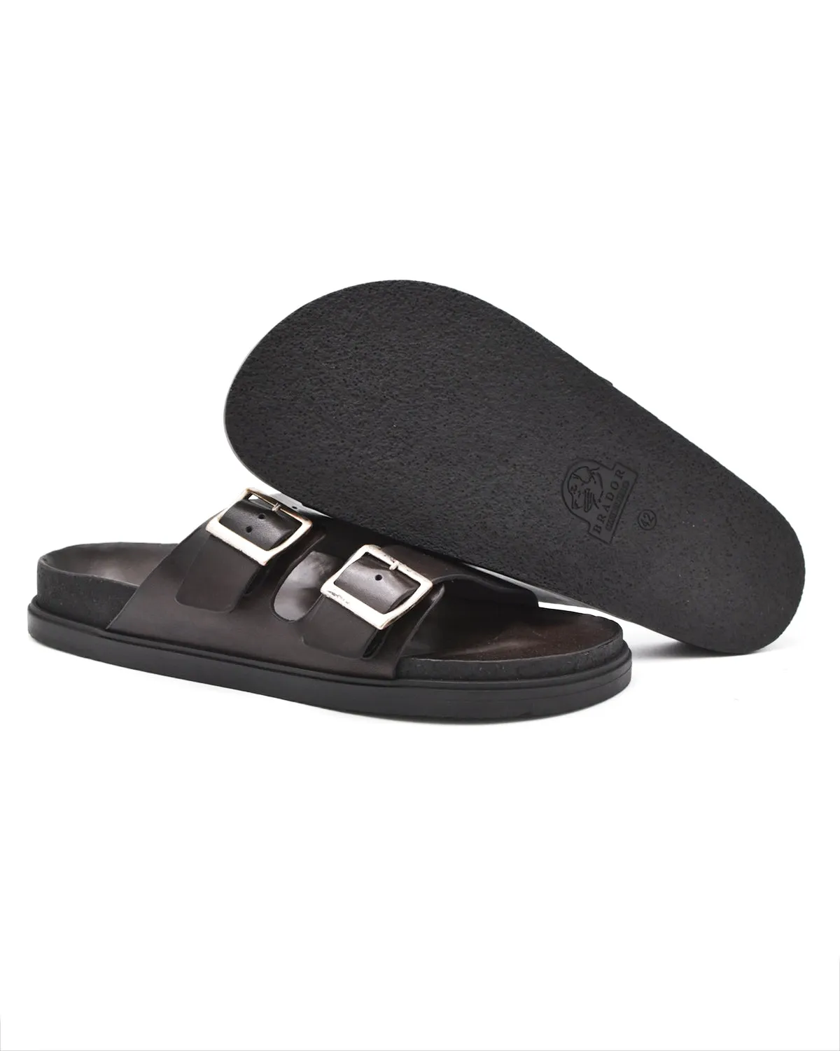 Brador Two Strap Sandal in Moro