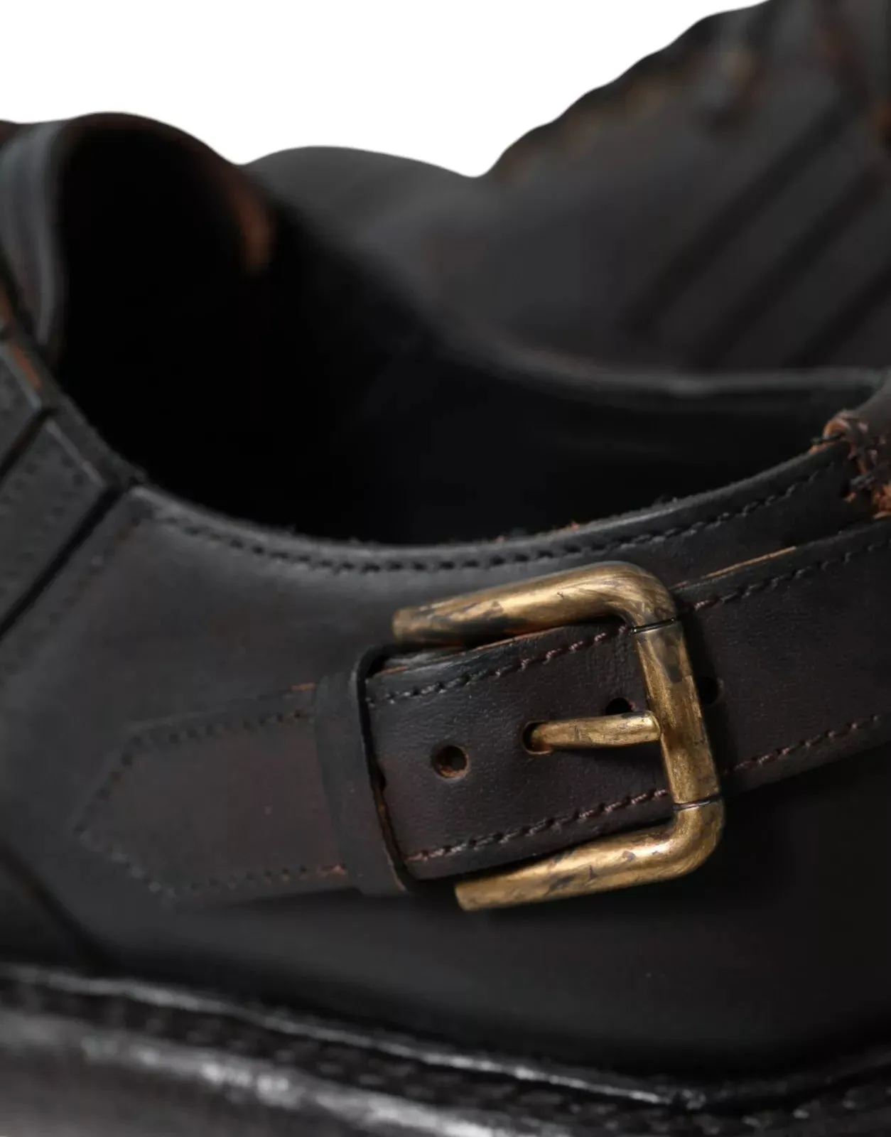 Brown Shoes Dolce Derby Leather & Timeless Up Dress Lace Safe transactions Gabbana