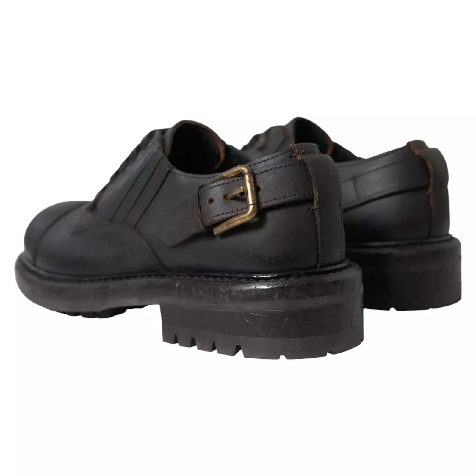 Brown Shoes Dolce Derby Leather & Timeless Up Dress Lace Safe transactions Gabbana