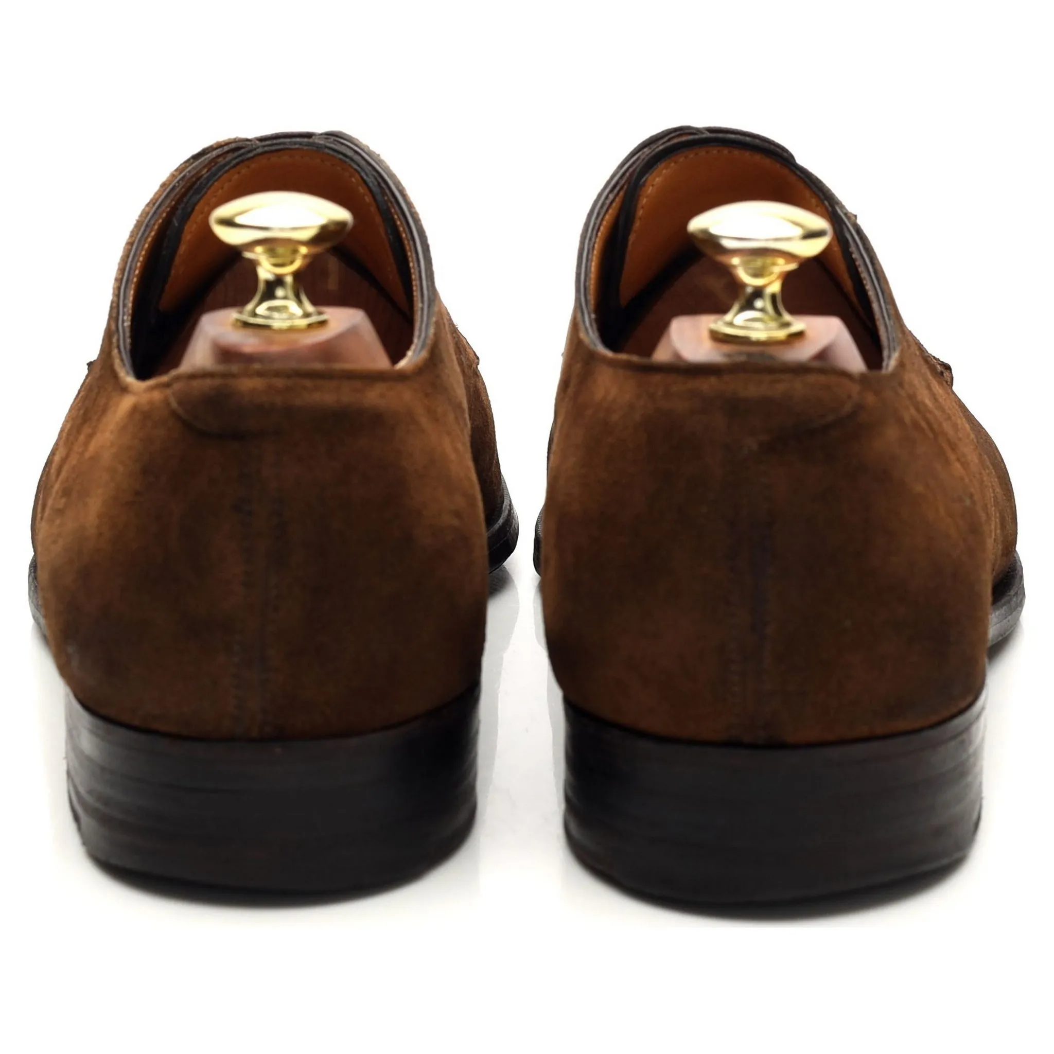 Brown Suede Derby UK 7.5 F