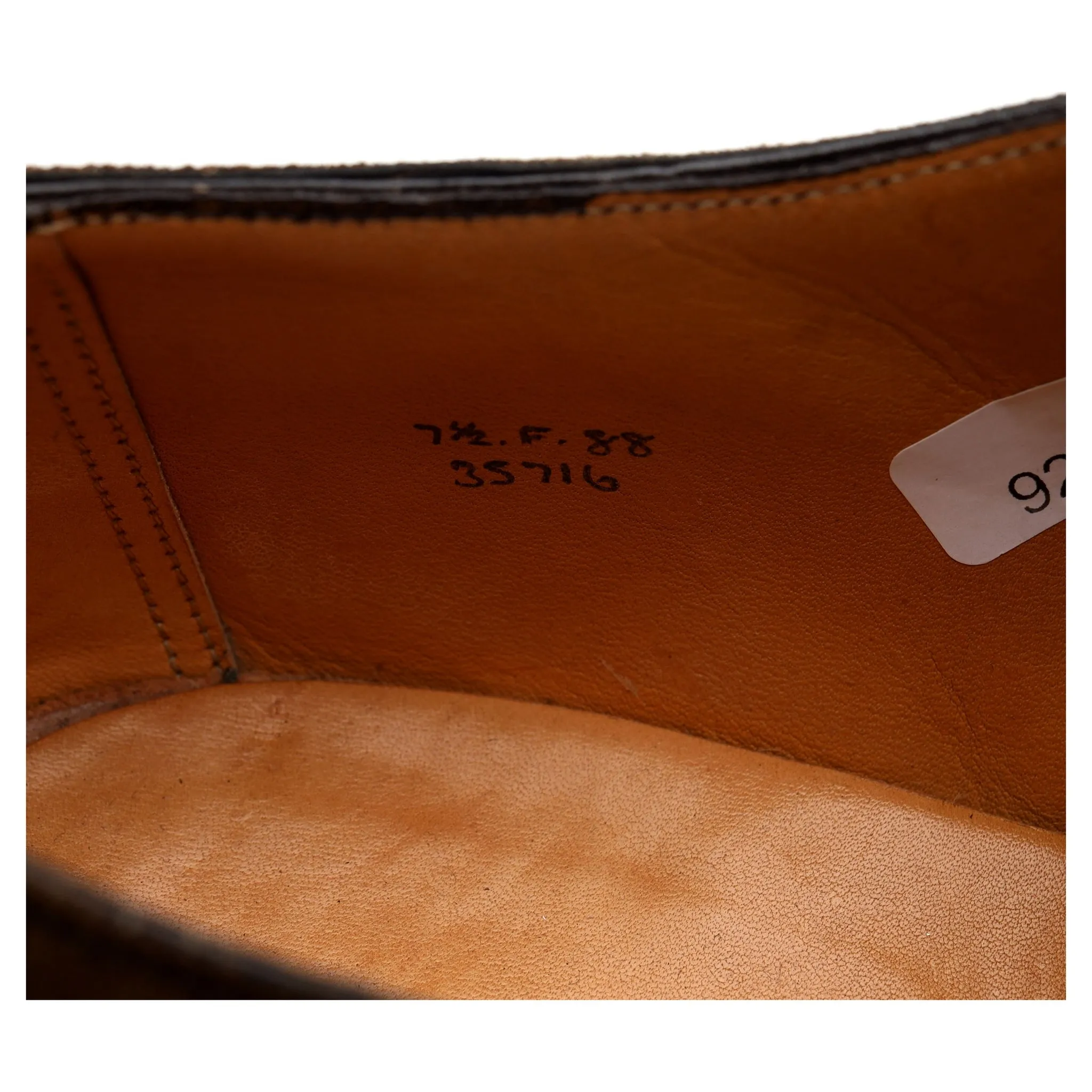 Brown Suede Derby UK 7.5 F