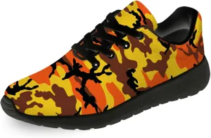 Camouflage Print Shoes for Men Women Running Comfortable Lightweight Tennis Walking Sneakers