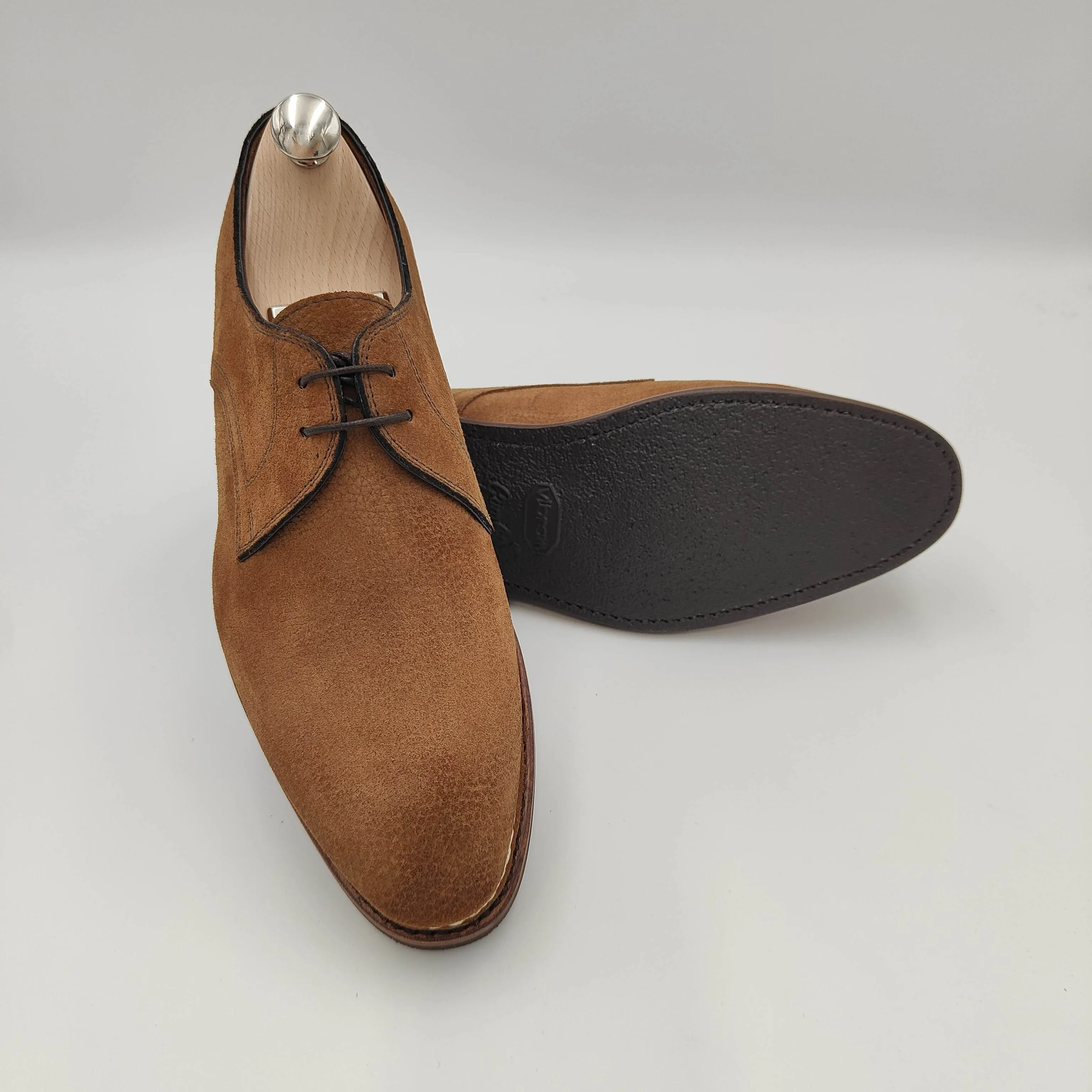Carnera Norwegian Grain Suede Cognac