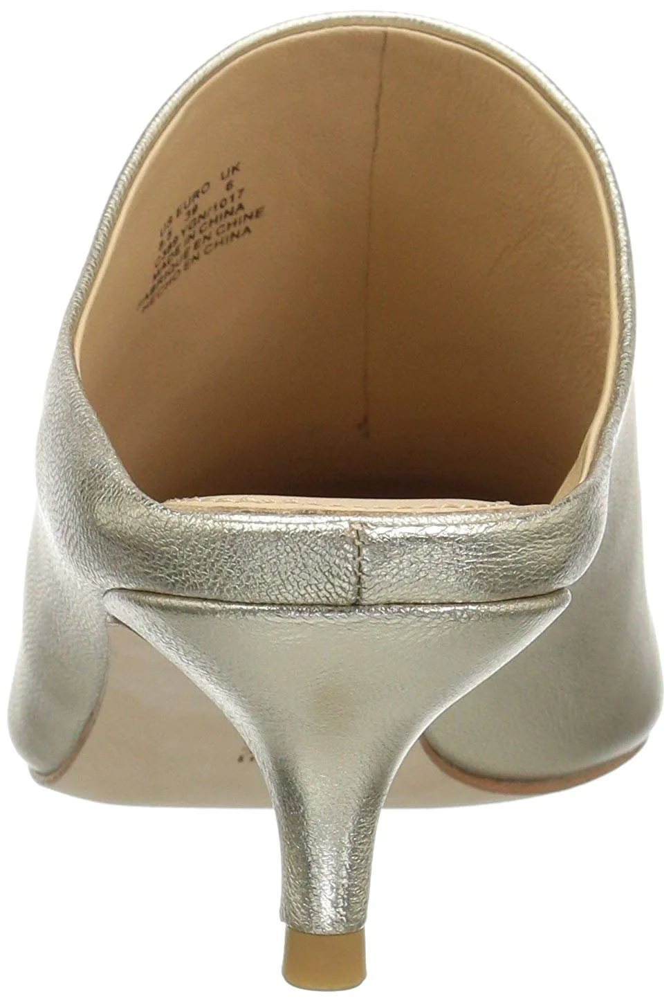Champagne Smart La Big-value deals Heel Kitten Gold Pointed Low Pumps Mule Victoire Pour Toe Korrine