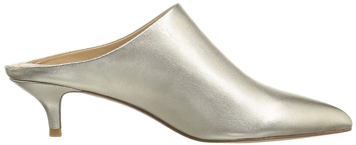 Champagne Smart La Big-value deals Heel Kitten Gold Pointed Low Pumps Mule Victoire Pour Toe Korrine