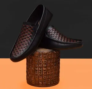 Cherry Leather Handmade Leather Loafer-66022
