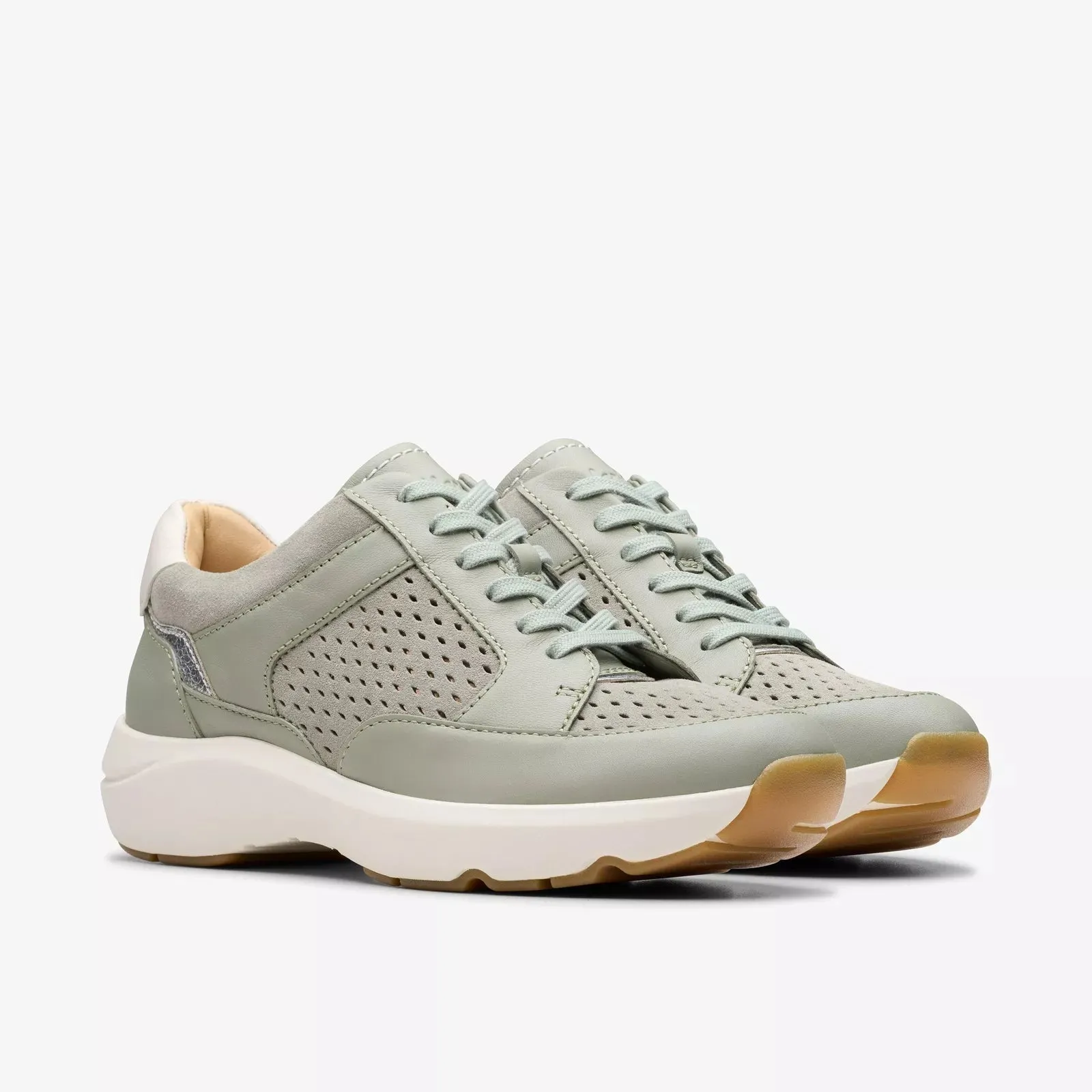 Clarks Women's Tivoli Walk Light Green 26181360