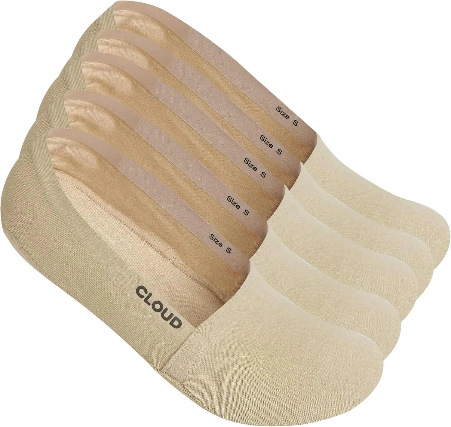 Cloud Organic Terry No Show Socks Non Slip Loafer Sneaker Flats Boat Shoe Invisible Low Cut Cotton Socks For Men and Women