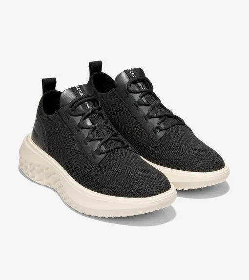 Cole Haan Men's ZERØGRAND WFA Oxford Black Ivory Leather C37577