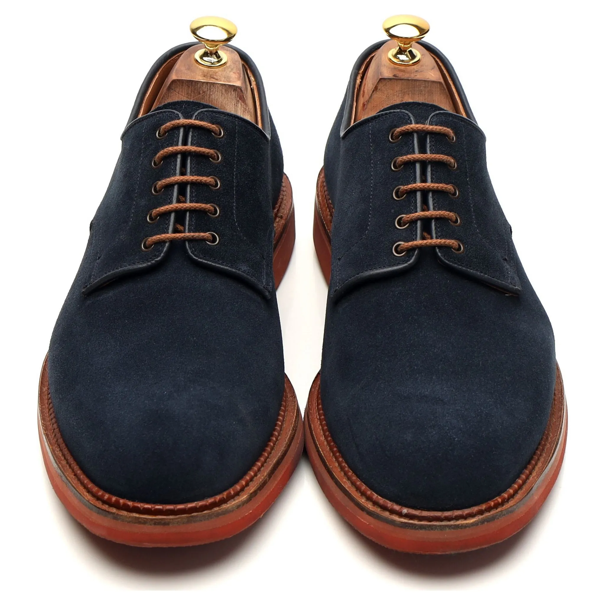 'Cornell' Blue Suede Derby UK 10 E