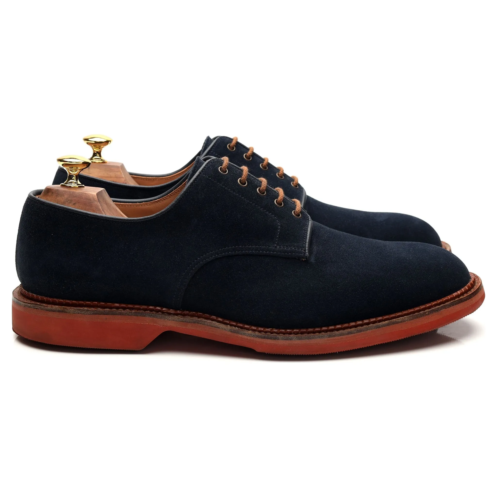 'Cornell' Blue Suede Derby UK 10 E