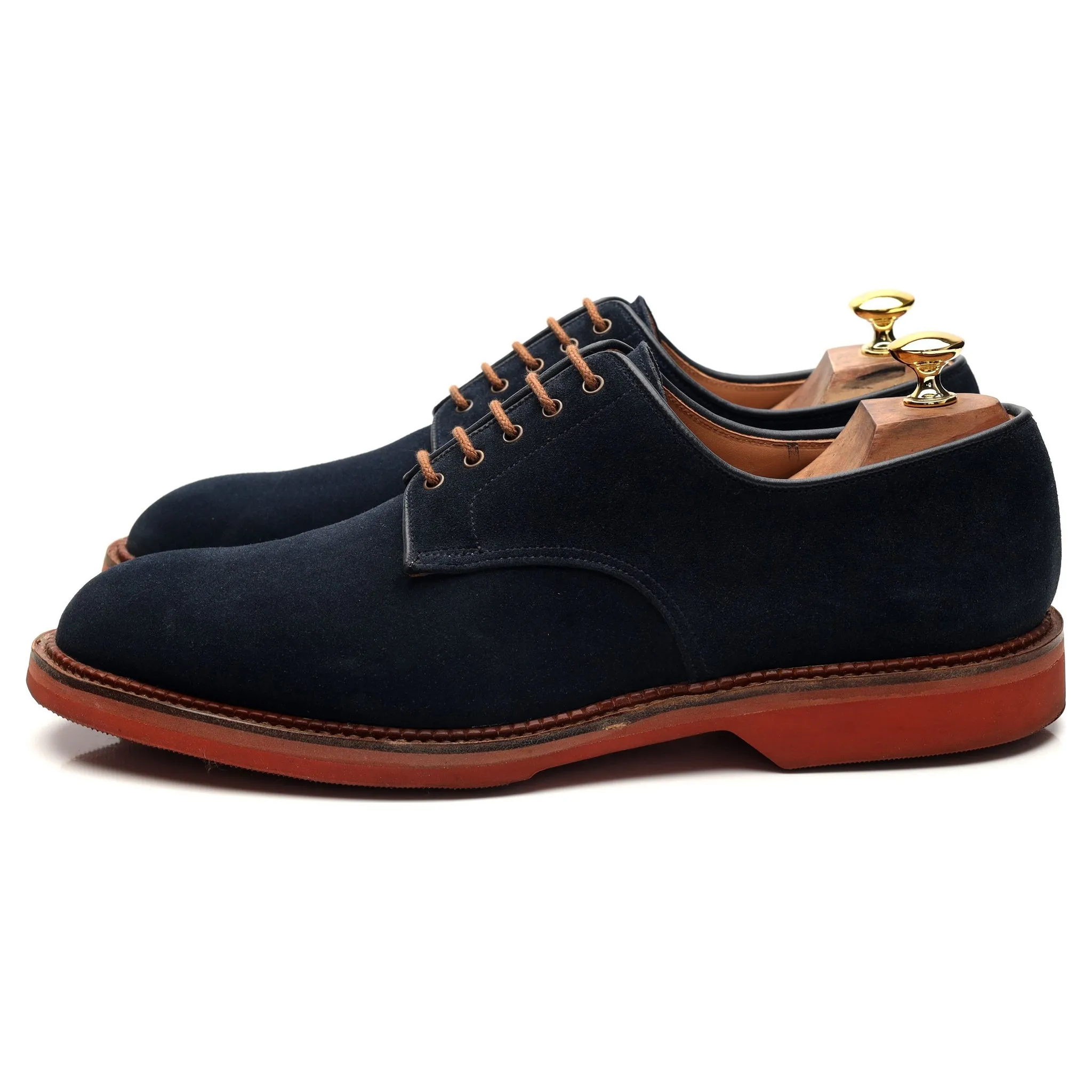 'Cornell' Blue Suede Derby UK 10 E