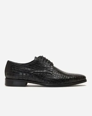 Croc Derby Lace Up
