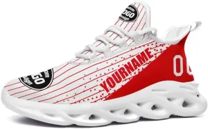 Custom Running Shoes for Men Women Print Team Company Logo Name Number Sneaker Personalized Gift Unisex Baseball Tennis Shoes