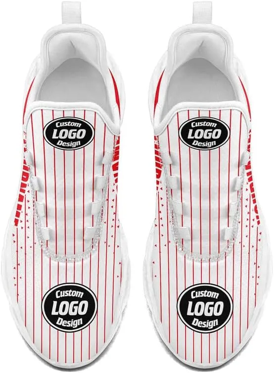 Custom Running Shoes for Men Women Print Team Company Logo Name Number Sneaker Personalized Gift Unisex Baseball Tennis Shoes