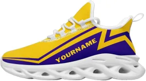 Customize Fashion Unisex Sneaker Personalized Women's Lace Up Print Name Logo Running Shoes Men Cushion Sports Shoes