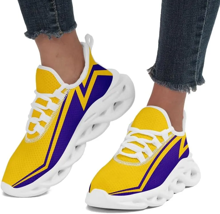 Customize Fashion Unisex Sneaker Personalized Women's Lace Up Print Name Logo Running Shoes Men Cushion Sports Shoes