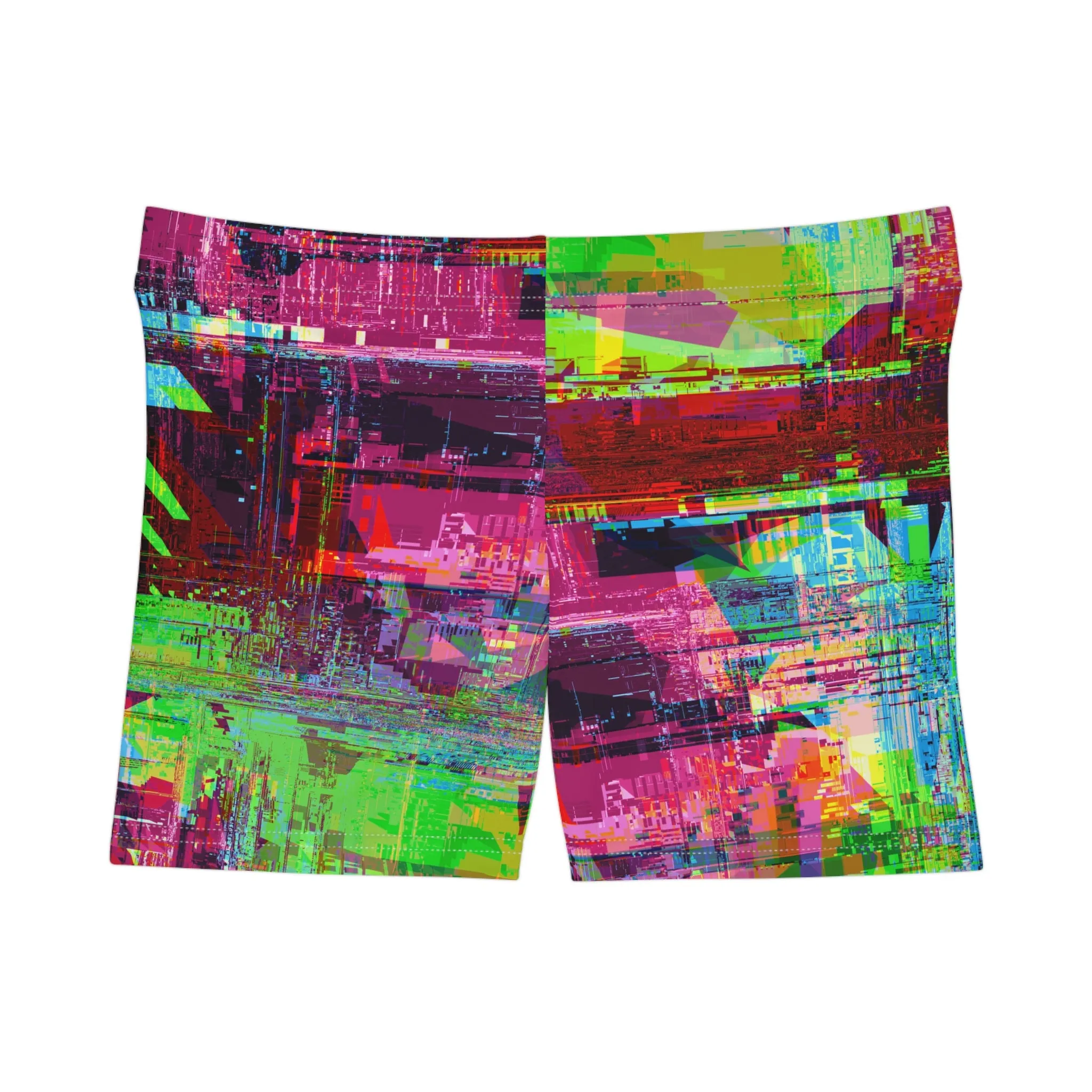 Cyber Booty Shorts Biker Shorts