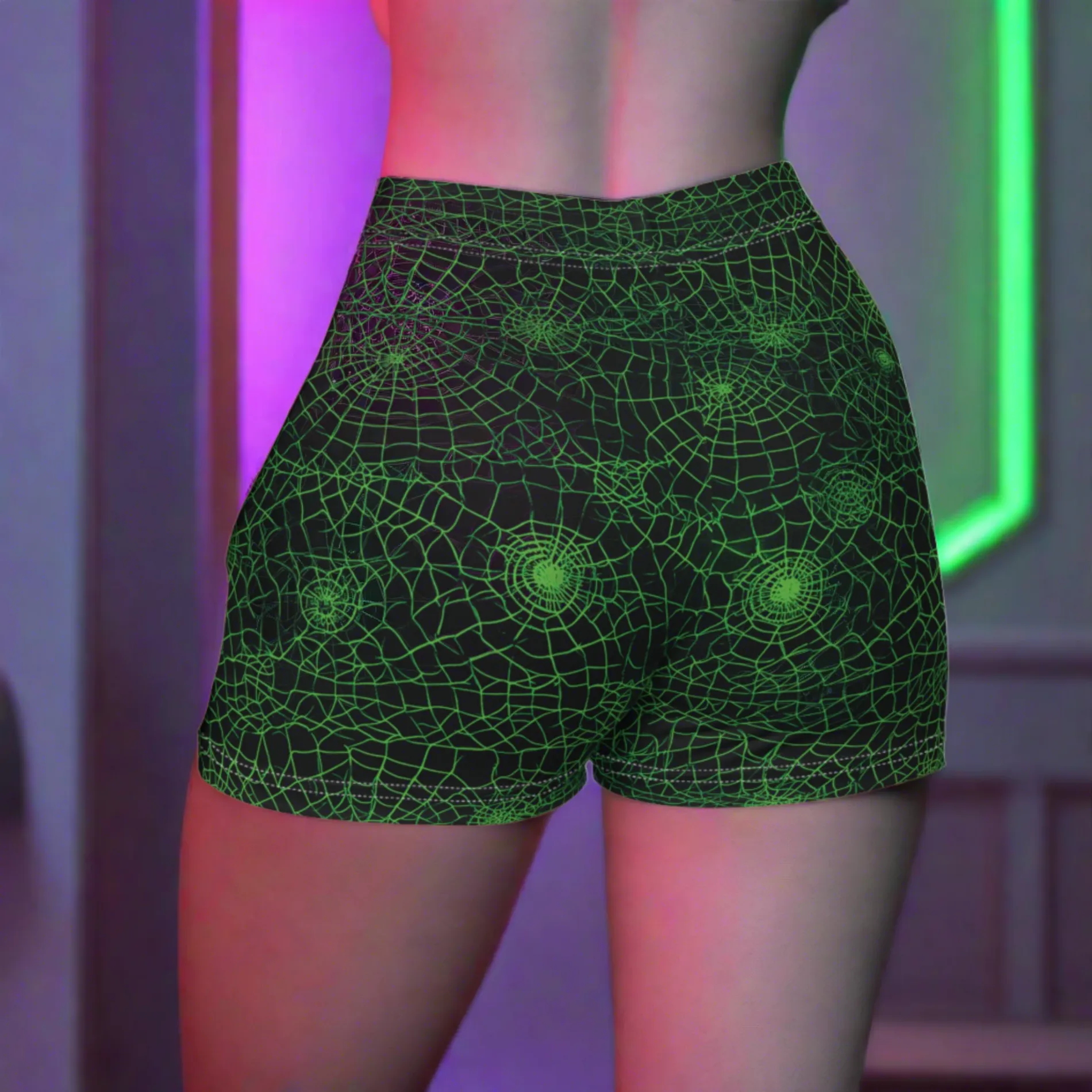 Dark Web Booty Shorts