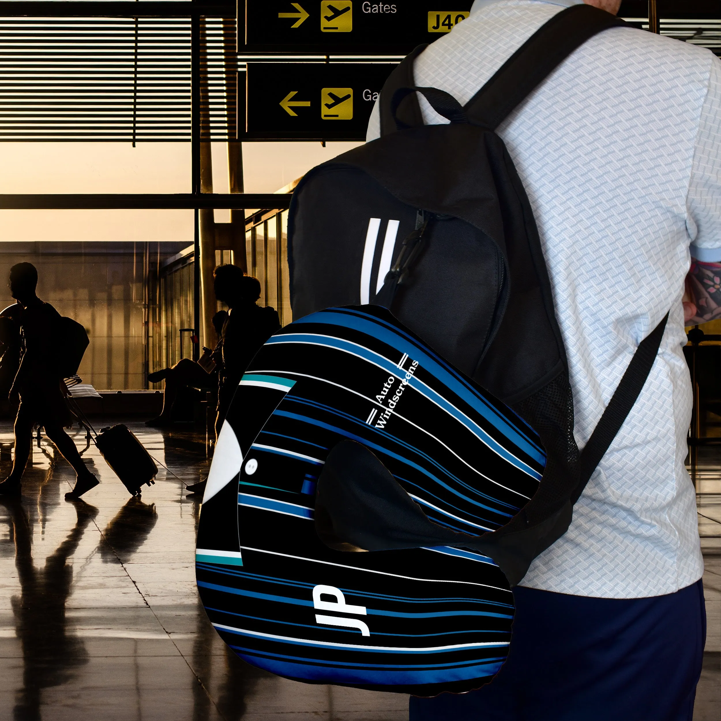 Derby - 1993 - Away - Personalised Retro Shirt Travel Pillow