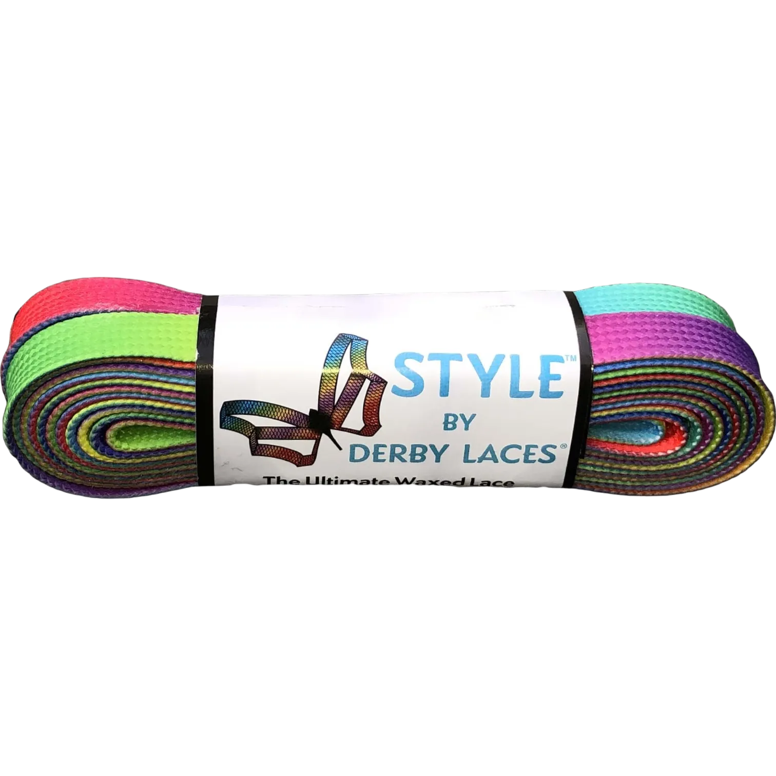 Derby Lace - Rainbow Gradient – STYLE Waxed Shoe and Skate Lace by Derby Laces