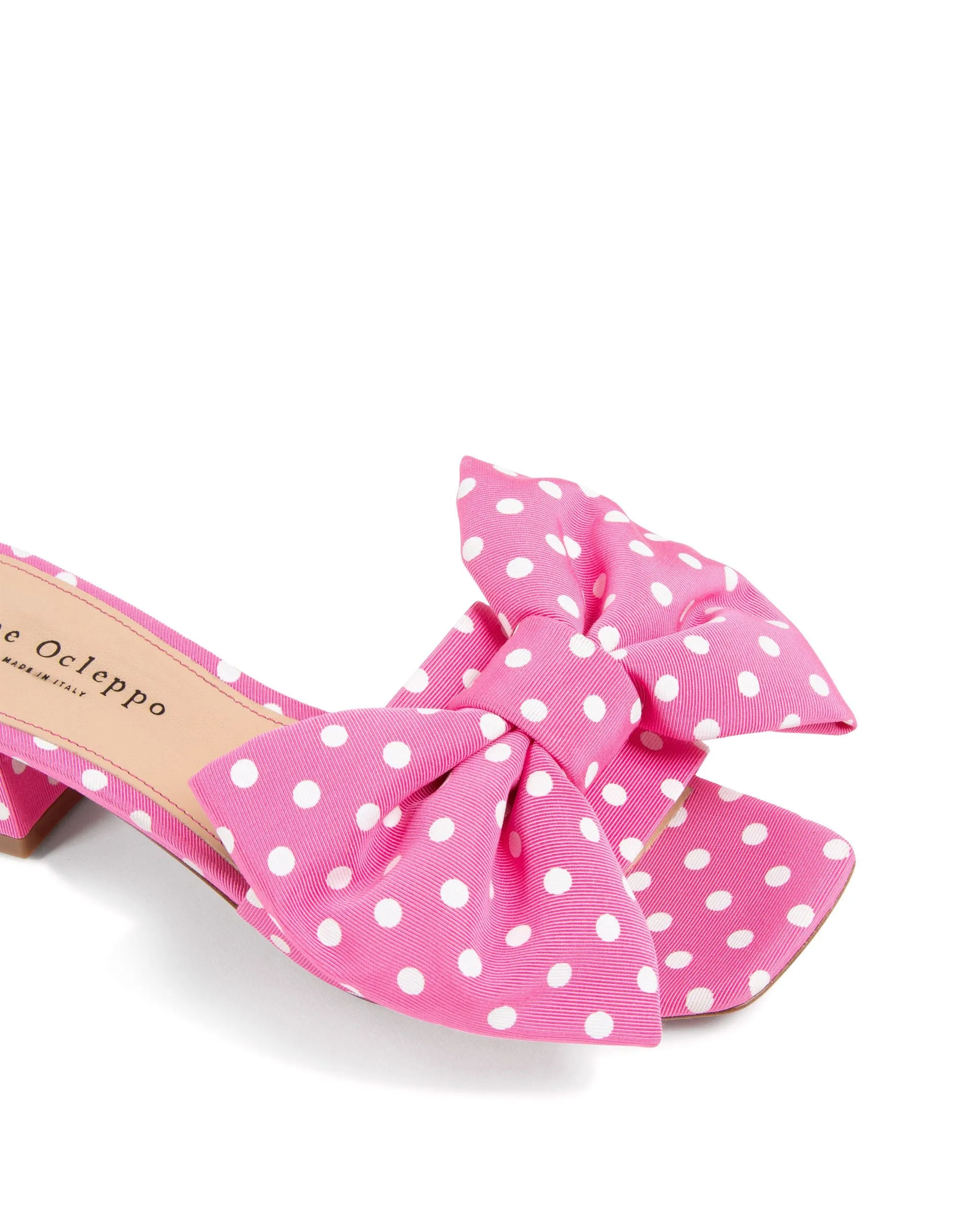 Dizzy Polka Dot Mule