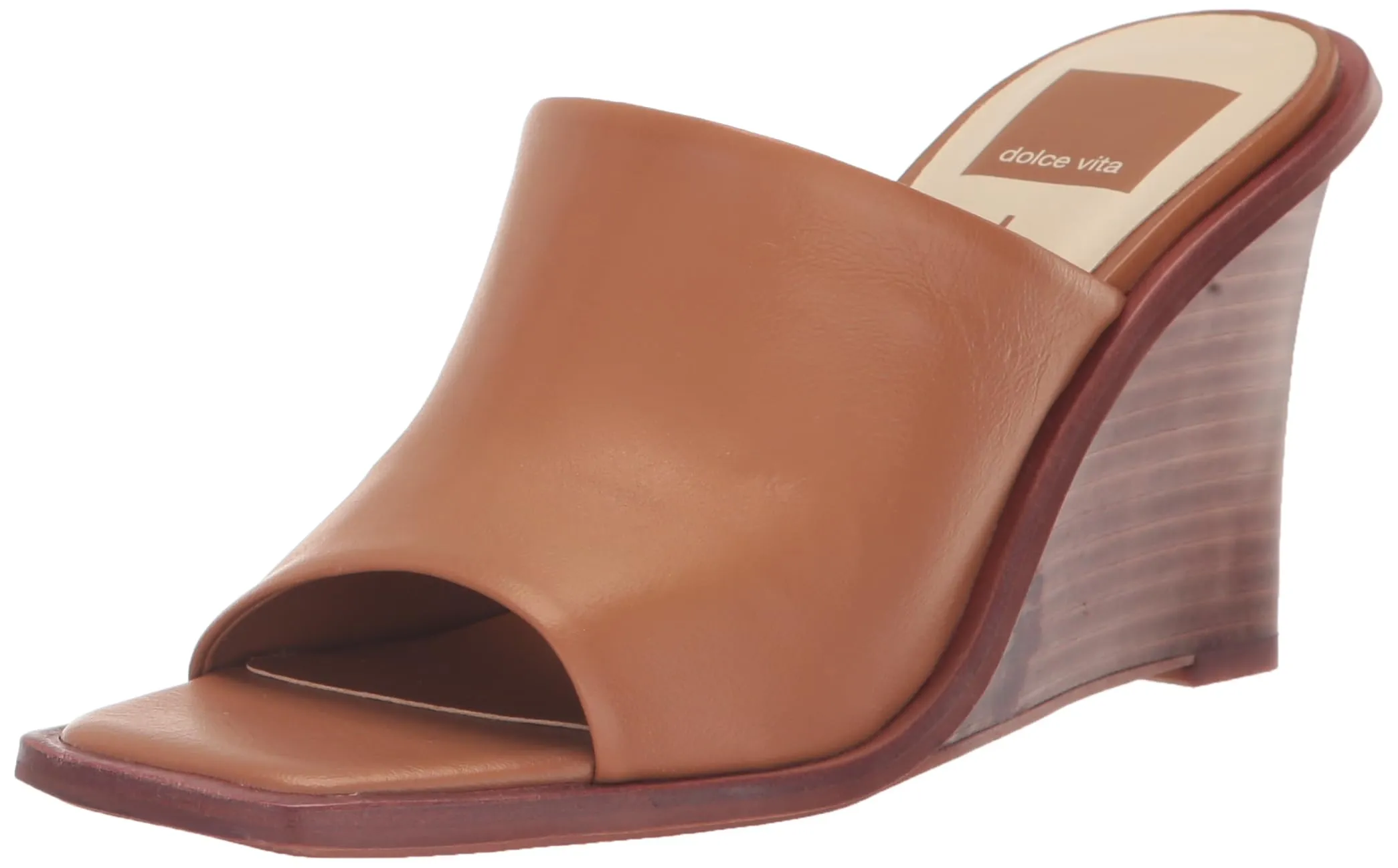 Dolce Vita Women's Gilded Mule, Acorn Leather, 6.5
