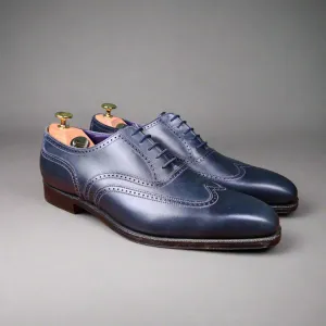 Drummond Navy Calf 'Purple Collection' (8.5F) Crockett & Jones