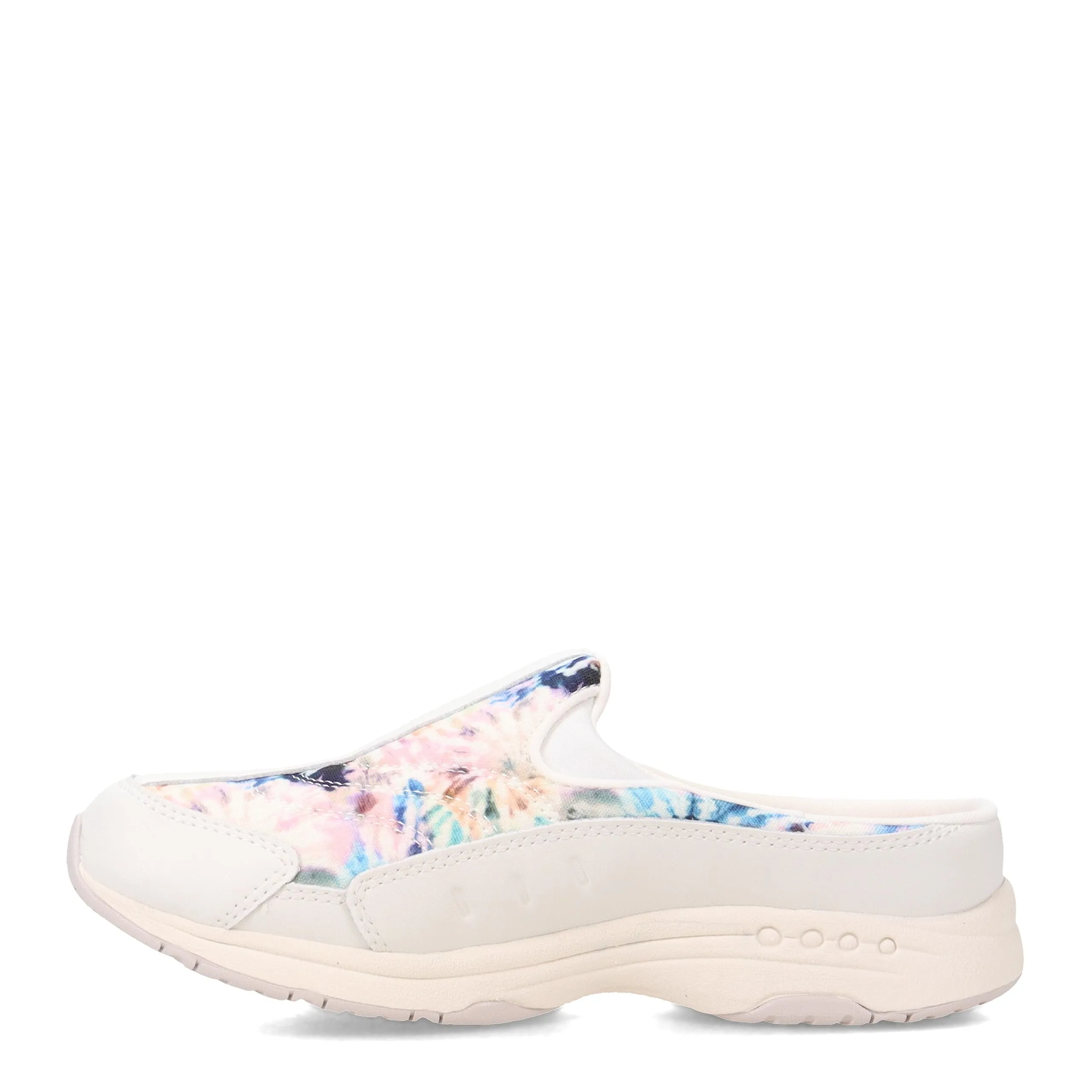 Easy Spirit Traveltime Mule Womens Slip On 8 CD US WhiteMultiTie Dye