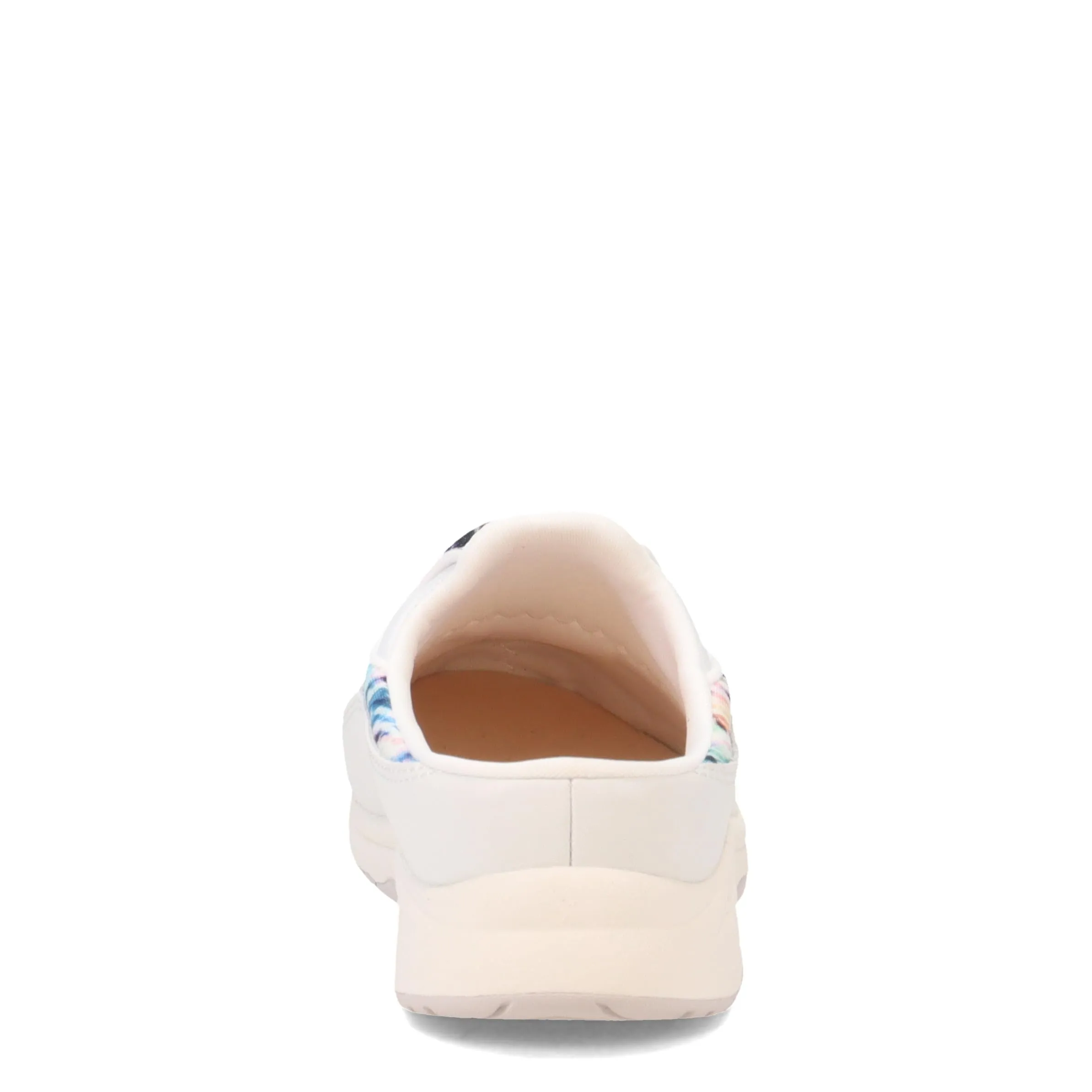 Easy Spirit Traveltime Mule Womens Slip On 8 CD US WhiteMultiTie Dye
