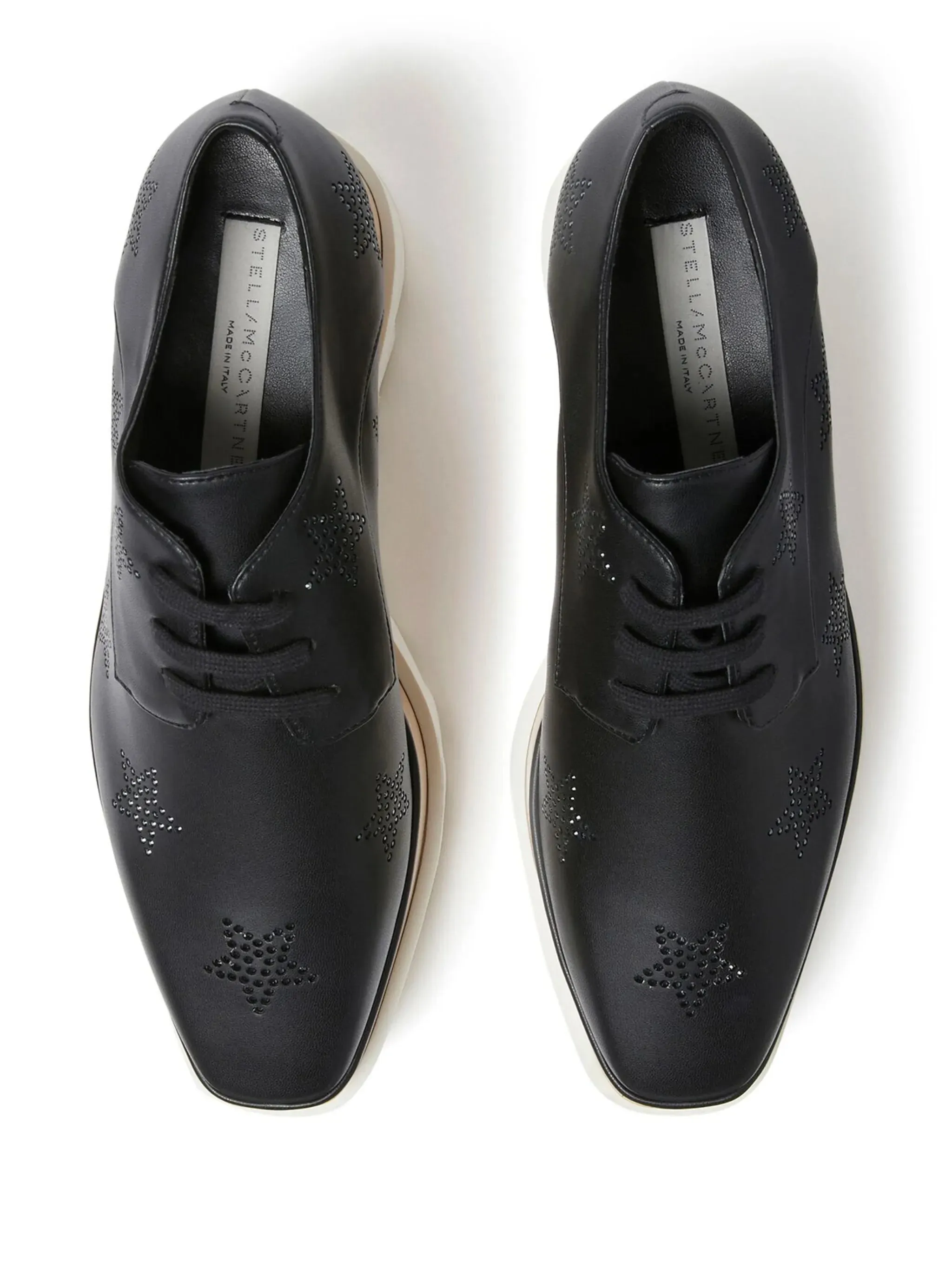 Elyse platform On-time delivery Secure payment options Crystal oxfords Star